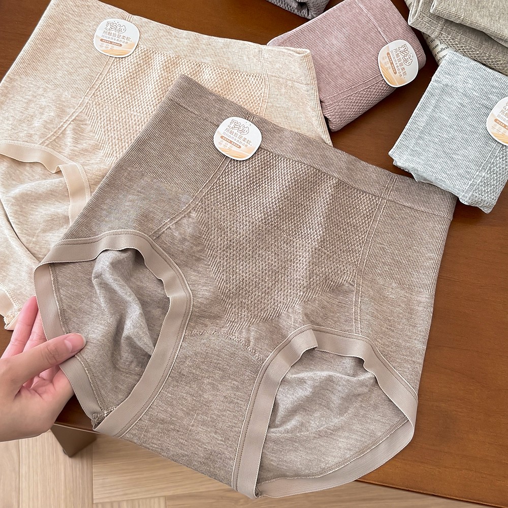 高腰内裤女2025新款10A桑蚕丝抗菌裆莫代尔收腹提臀女士三角短裤,女士内衣/男士内衣/家居服,女三角裤,淘宝优惠券,粉丝福利购,淘宝优惠卷