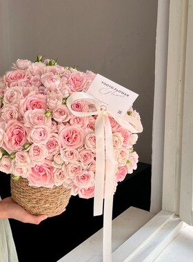汇鑫 七夕仙子之吻抱抱桶 花艺花篮