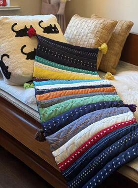 外贸！！纯棉！床尾巾  手工装饰品 居家装饰品45*135cm