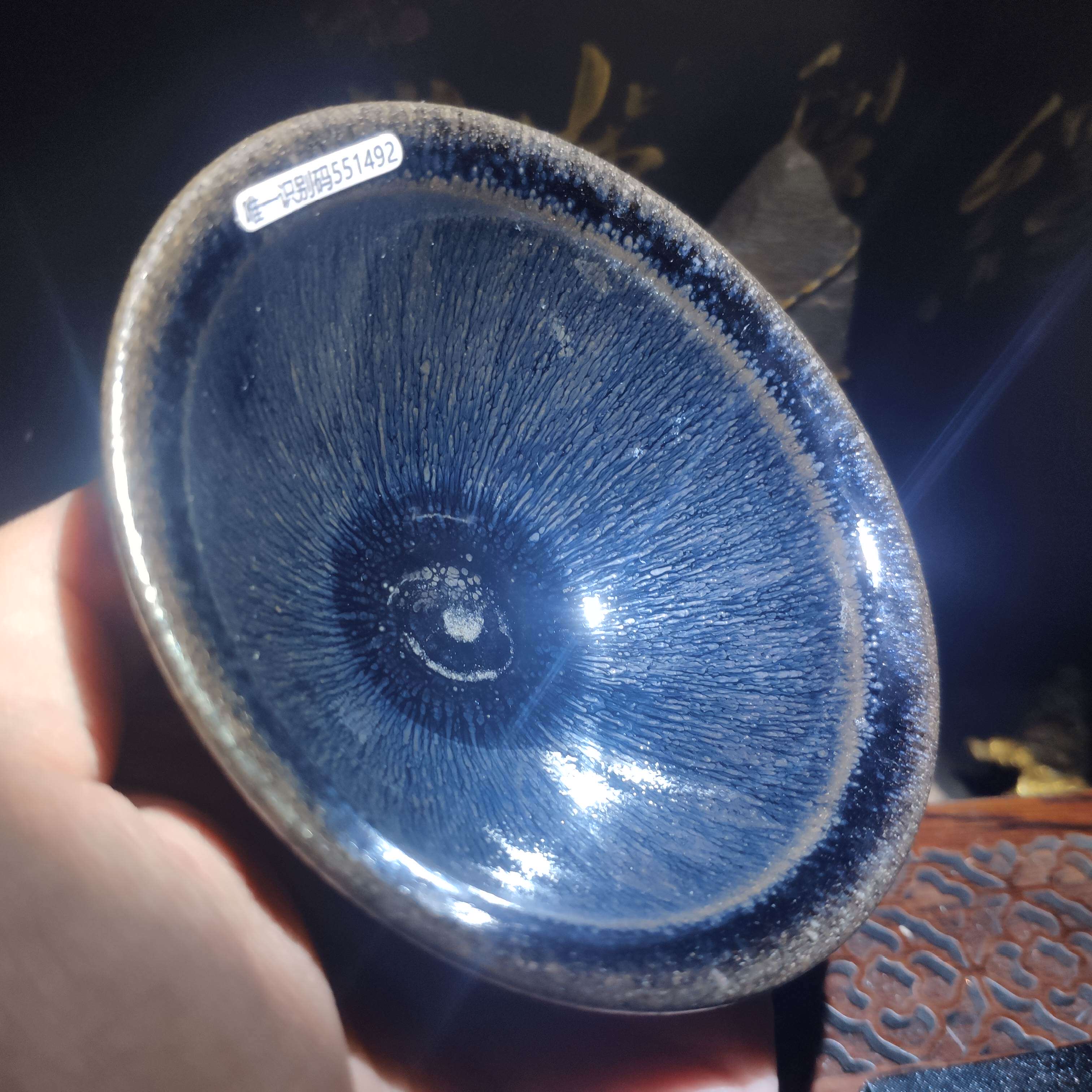 修光明手工宰相银毫官帽建盏主人杯子陶瓷礼品