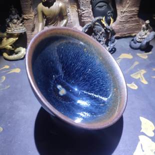 吴兴乾龙窑拆散兔毫薄胎建窑建盏陈大鹏李达陶瓷礼品个人小吴款