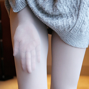 60D春秋微薄款 袜女士性感美腿遮瑕打底袜微透肉 天鹅绒丝袜连裤