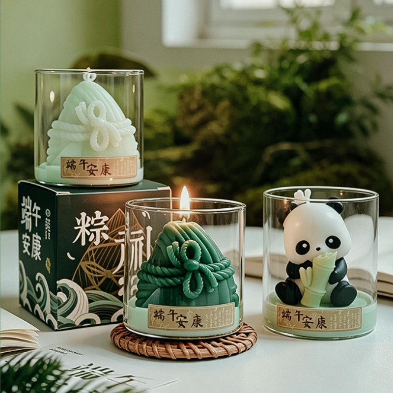 端午送客户大豆蜡香薰蜡烛