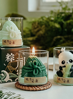 端午送客户大豆蜡香薰蜡烛