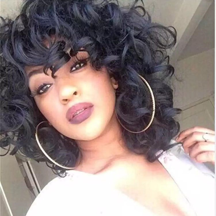 Women Wigs Short Straight Human Hair Wigs Pixie Cut Hair Wig
