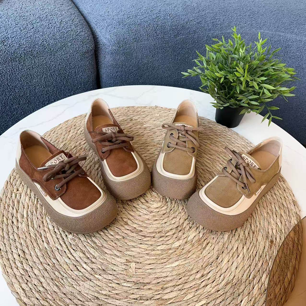 【琪琪和小哥-简约舒适单鞋】2025春季新款软底轻便懒人鞋女板鞋,女鞋,浅口单鞋,淘宝优惠券,粉丝福利购,淘宝优惠卷