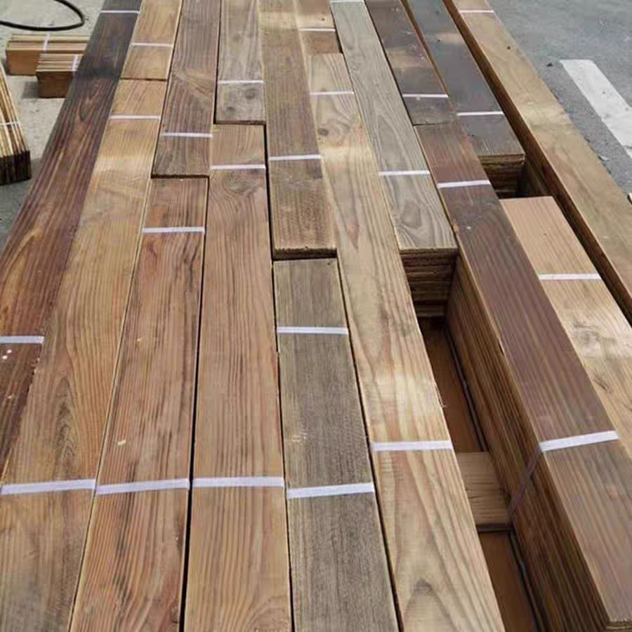 复古老木板旧木板杉木松木风化做旧地板背景墙室内原木色装饰墙板