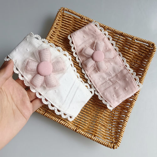 纯棉薄空顶发带花朵网红发饰