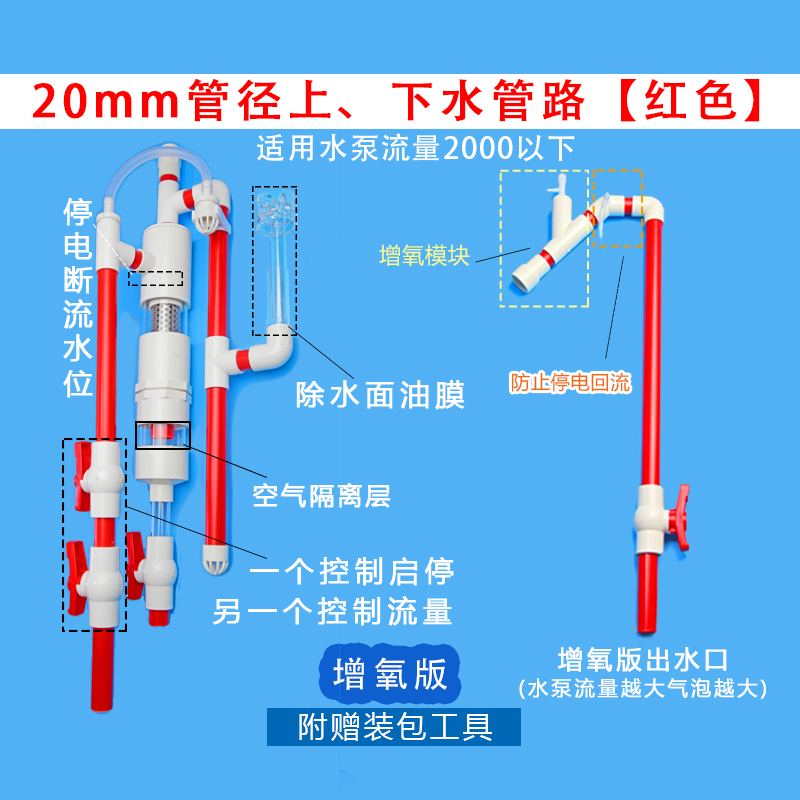 模块化组装虹吸底滤除油膜