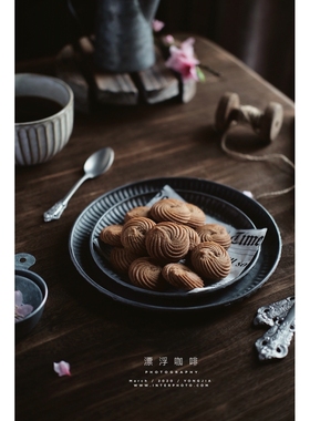 铁艺托盘轻便甜品台圆形家居装饰