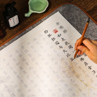 金刚静毛笔字帖抄经书法入门描红初学者成人静心临摹宣纸字帖套装