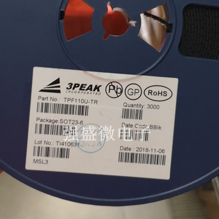 原装正品3PEAK思瑞浦TPF110U-TR视频滤波器芯片SOT-23-6 全新现货