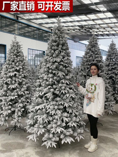 Елки сцена флокирование рождество декоративный украшение снежинка моделирование PE кедр Дерево снег фестиваль Макет сцена