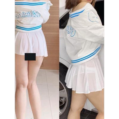 无内衬短裙性感心机制服