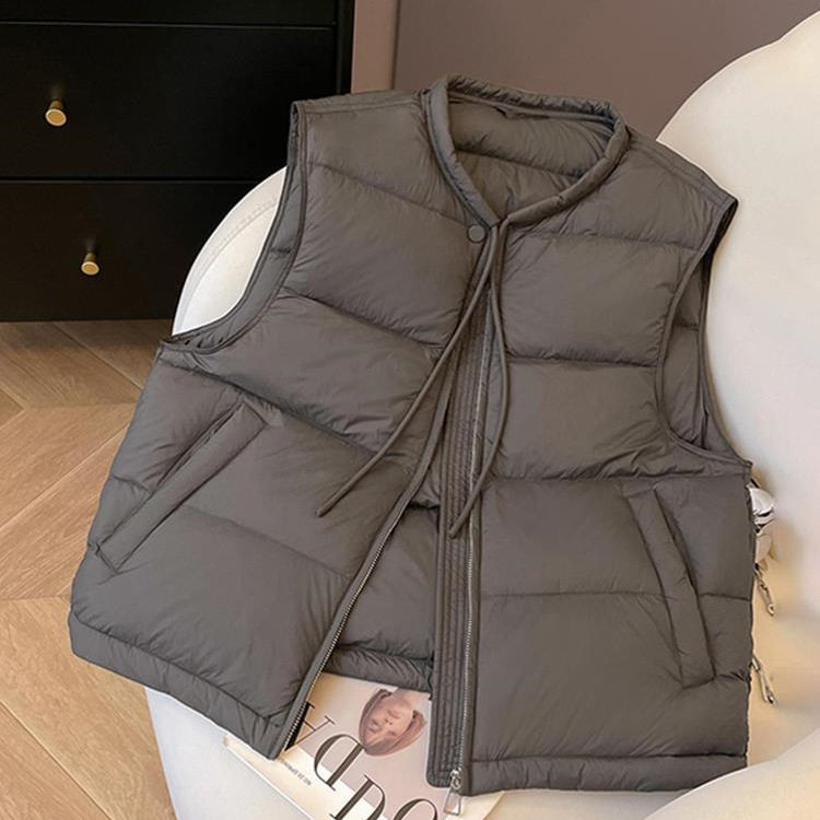 马甲2026年新款今年流行爆款时尚气质棉服外套圆领短款百搭背心女,女装/女士精品,马夹,淘宝优惠券,粉丝福利购,淘宝优惠卷