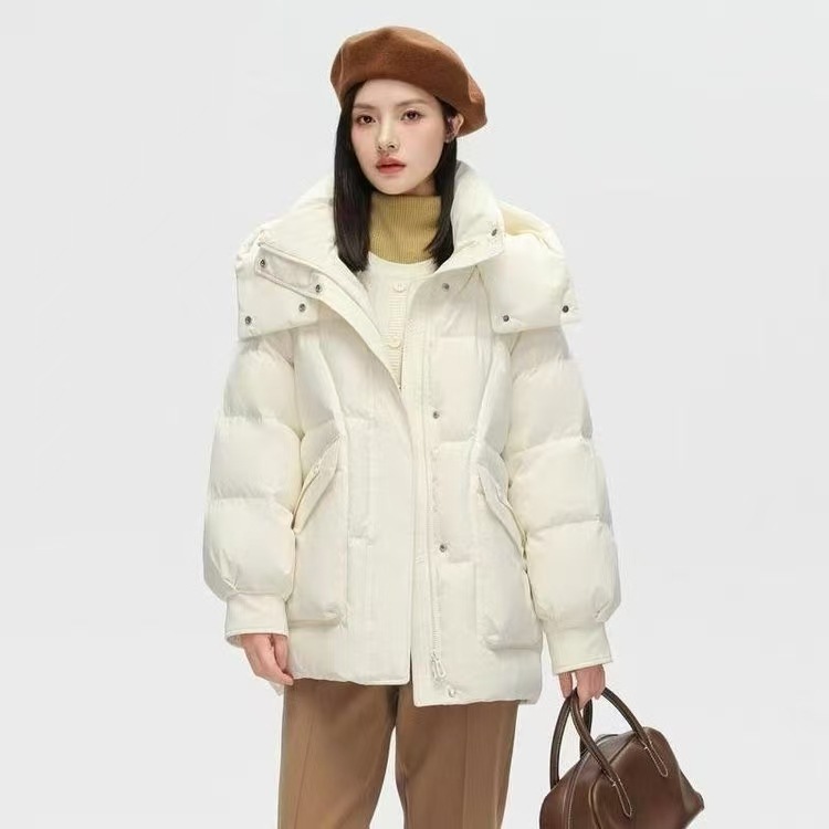 冬季羽绒棉棉衣女保暖棉服外套2025新款时尚长袖帽短款上衣