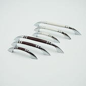 经典 树脂塑胶拉手320豪诺五金厂家直销家具精品中式 红色白色简约