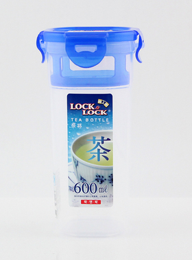 乐扣乐扣杯子夏季塑料水杯600ml大容量杯子 办公桌面水杯子