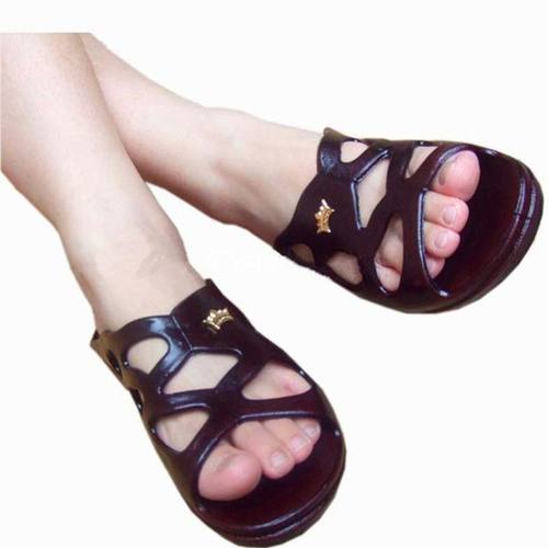 香港购台湾冠铭KUAN MING女式家居平底 防滑凉拖鞋