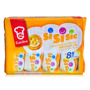 花生味夹心饼干 香港购 柠檬 什锦 376g8包 嘉顿Garden时时食芝士