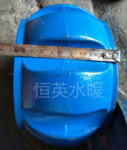 加高加厚H71XT-16对夹消声止回阀南瓜型单向逆止回阀加长球墨铸铁
