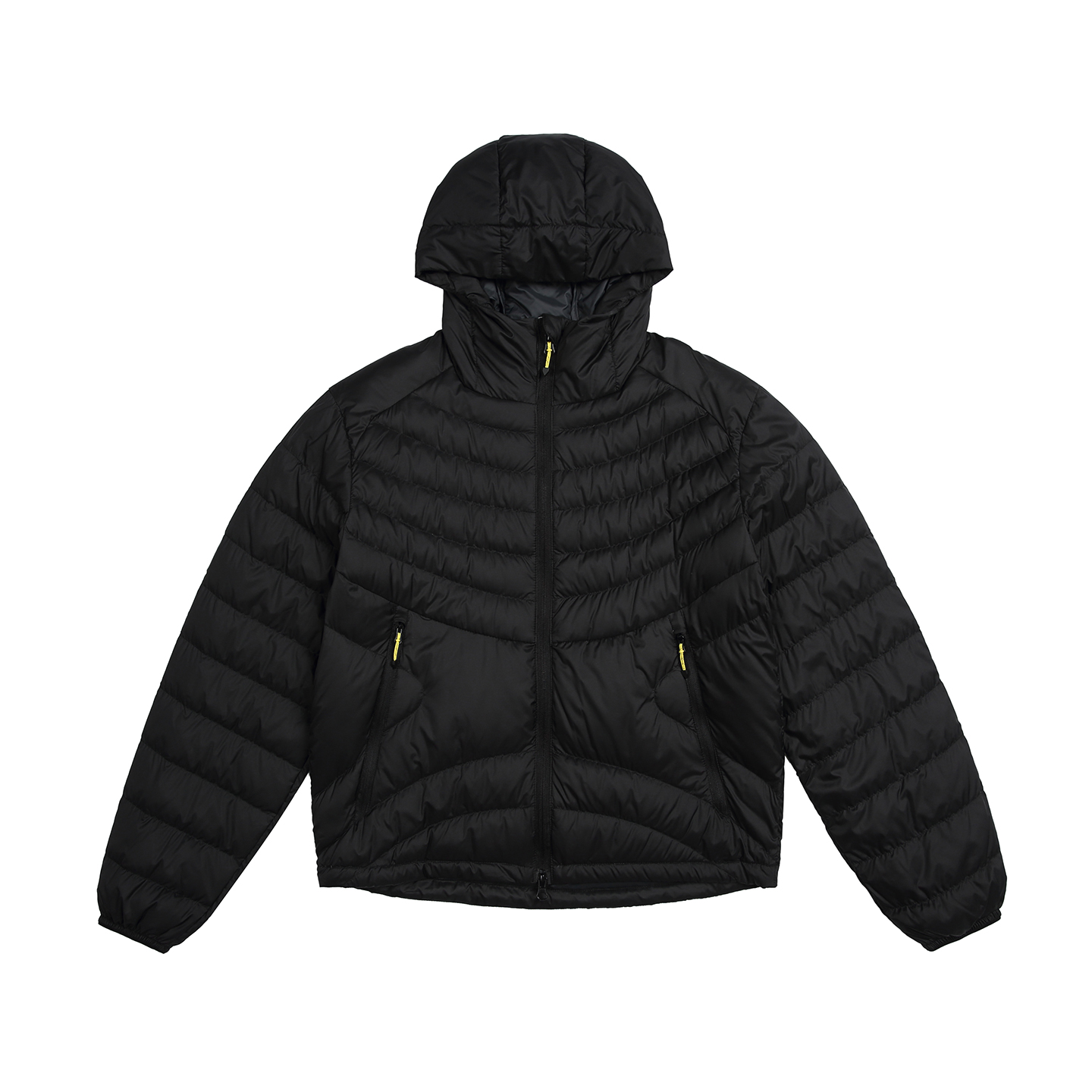 地卜师 冬季保暖90白鸭绒男女外套户外轻量化排骨绗缝连帽羽绒服