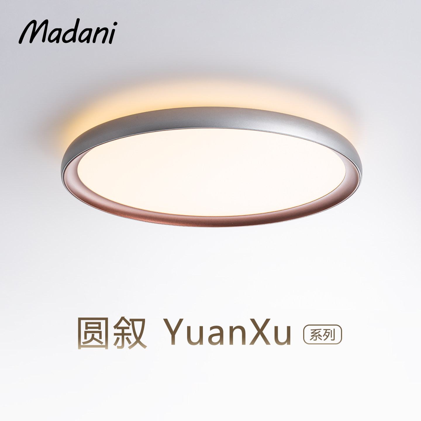 麦丹妮现代简约卧室护眼吸顶灯图片