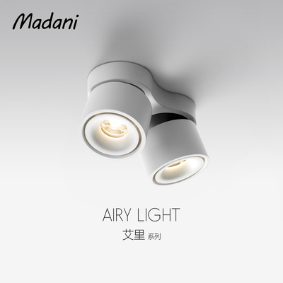 麦丹妮 客厅卧室明装防眩不吊顶智能无主灯射灯可调角度中山灯具