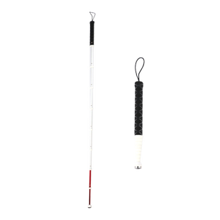 盲人手杖钛合金导盲杖导盲用品拐杖导盲杆棍伸缩收缩折叠式户外棒