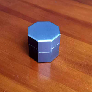 台球金属壳粉夹磁力巧克夹巧粉袋桌球用品配件磁吸八角磁性巧粉盒