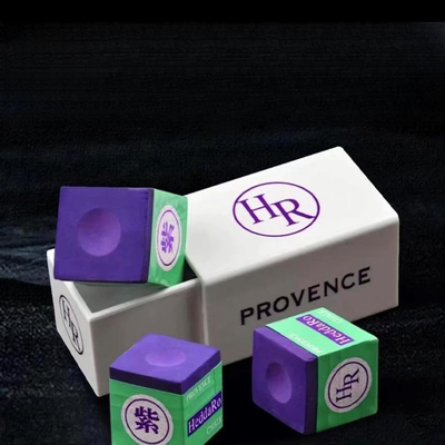 台球巧克粉紫色干性蓝色油性HR巧克粉普罗旺斯九球擦粉斯诺克枪粉