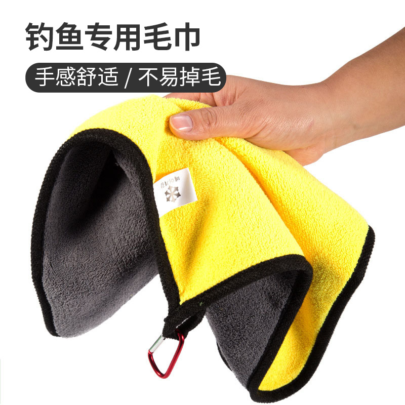 钓鱼毛巾加厚棉吸水擦手巾