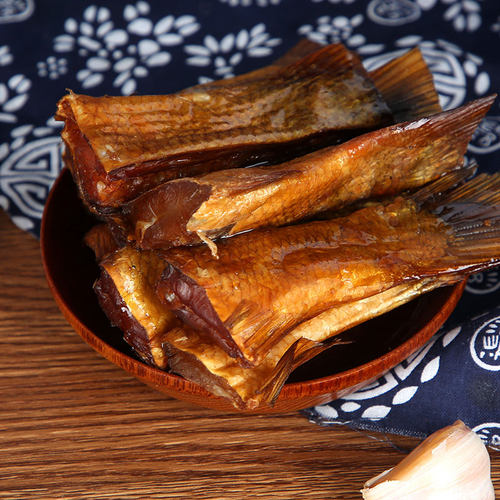 鱼尾腊味鲢鱼尾500g熟食做菜