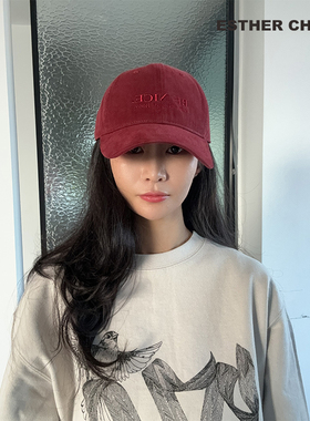ESTHER CHEUNG{NICE}美式复古大头围鸭舌帽深顶棒球帽运动户外夏