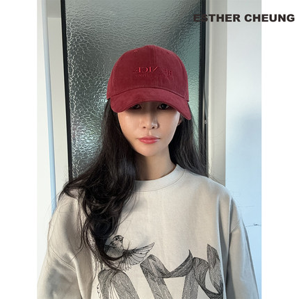 ESTHER CHEUNG{NICE}美式复古大头围鸭舌帽深顶棒球帽运动户外夏