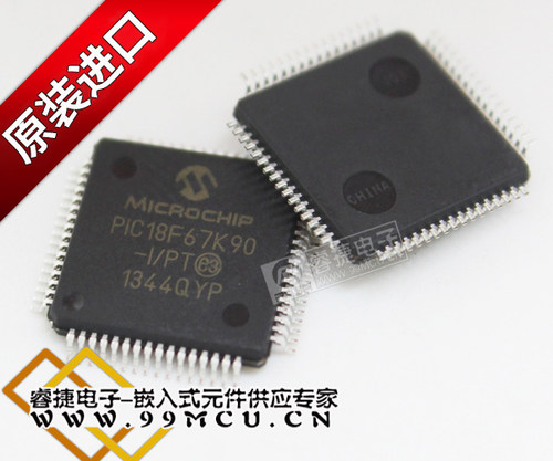 PIC18F67K90-I/PT 18F67K90  QFP64 全新原装MICROCHIP单片机