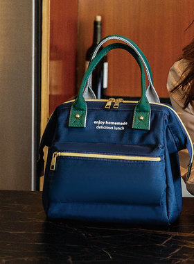 保温袋大容量手提袋牛津布铝箔加厚便当包上班族学生午餐包饭盒袋