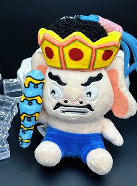 犟小佛毛绒款大同特色伴手礼善化寺广目天王包挂件车挂件