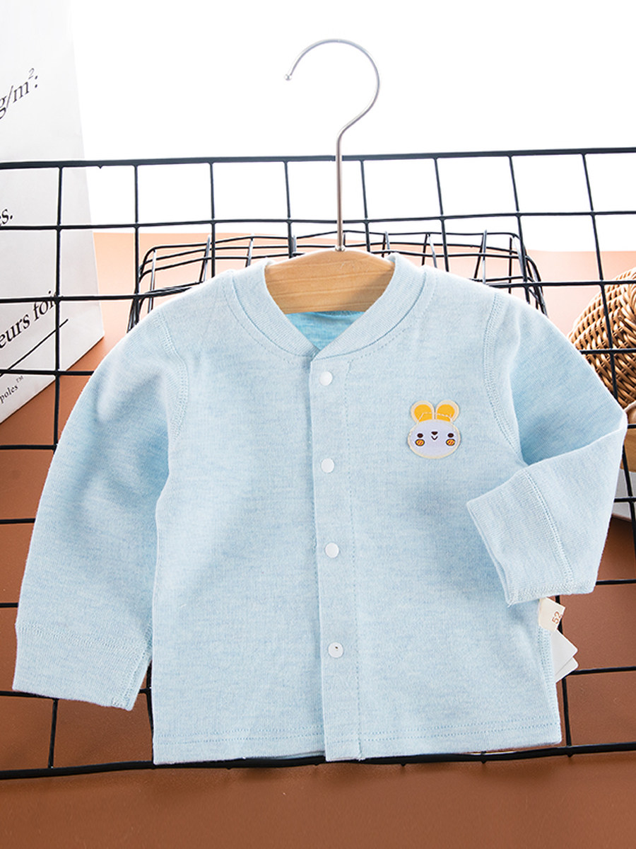 뼈없는  면화 가을 옷  컴포트 벨벳 싱글 피스 탑 베이비 바닥 셔츠 풀오버 스레드 순수 코튼 가을