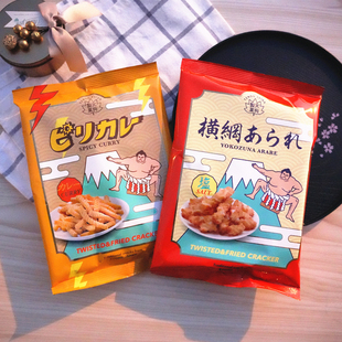 日本进口零食品天狗制果香酥扭扭条