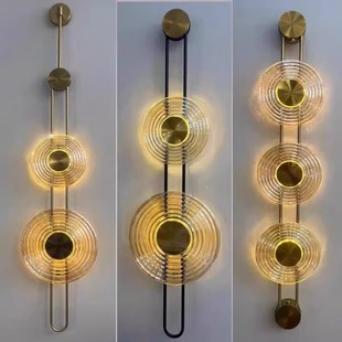 简约长款壁灯售楼部会所酒店走廊客厅沙发背景墙卧室床头定制壁灯