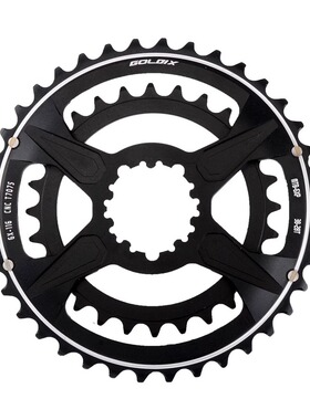 GOLDIX自行车gxp双盘3钉CNC一体式齿盘山地公路盘片36-26T/38-28T