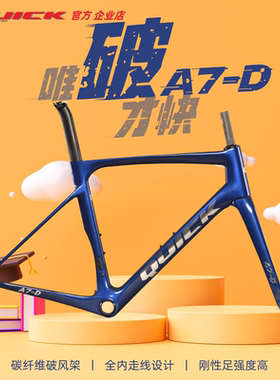 QUICK碳纤维公路车架碟刹全内走