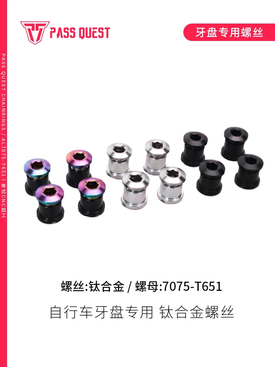 PASSQUEST双盘盘钉钛螺丝