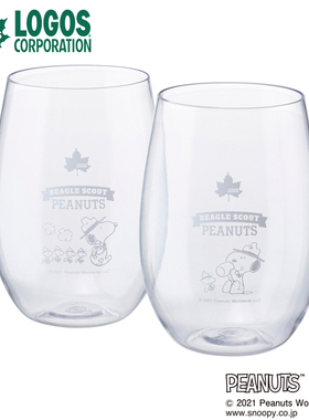 日本logos联名x史努比户外露营便携果汁杯饮料杯