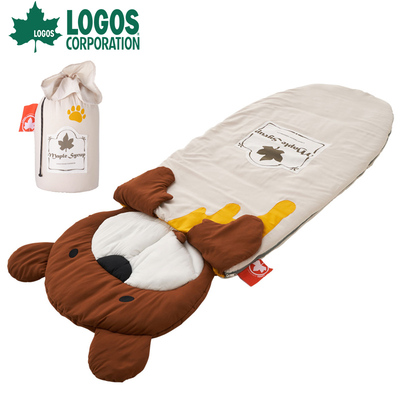 日本户外logos儿童异形睡袋