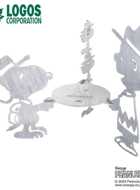 日本logos联名x史努比户外露营香薰蜡烛台安全烛台名宿营地装扮