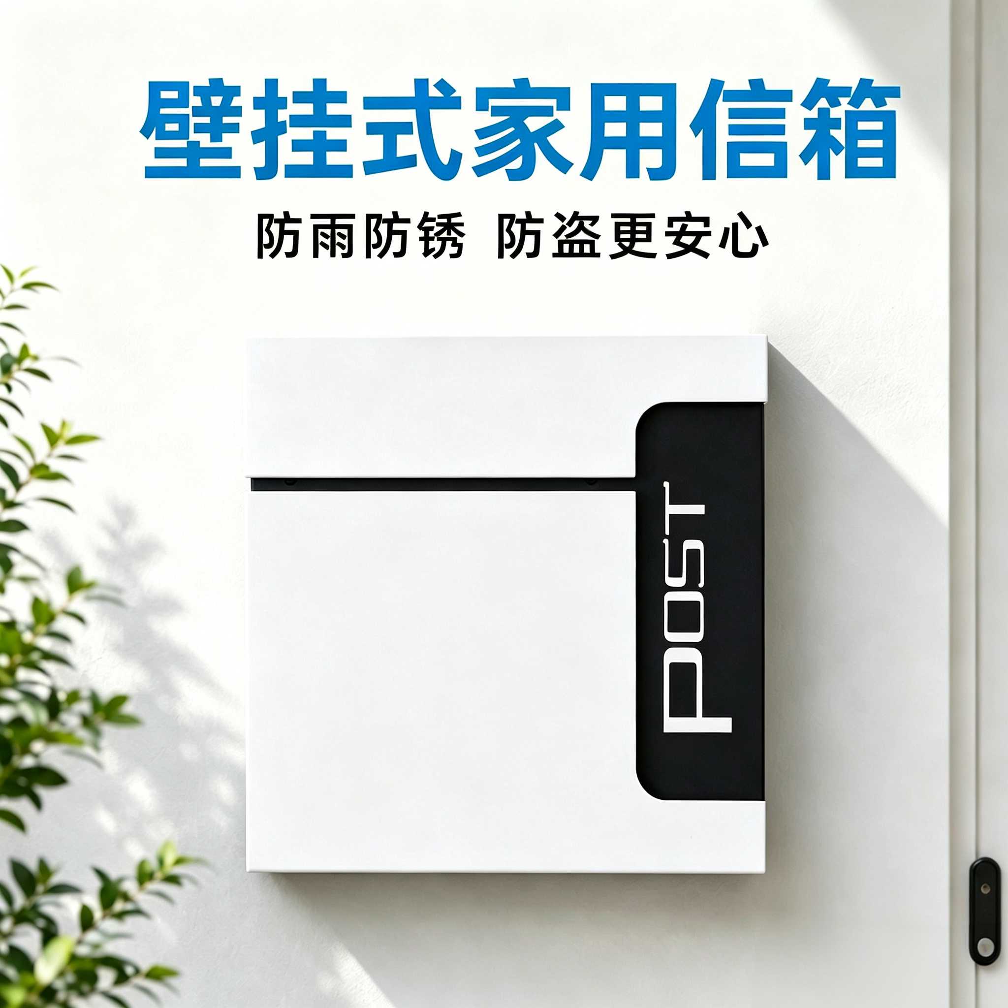 户外防雨信报箱家用创意铁艺大号防雨意见箱带锁杂志邮筒