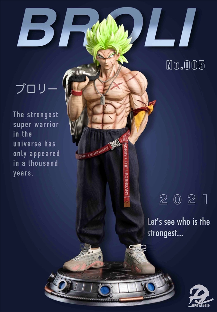 【全新现货】dp9 潮流布罗利 潮玩赛亚人 龙珠gk限量手办模型雕像