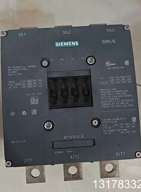 3RT1076-6AP36 接触器 黑色新款 裸机 全